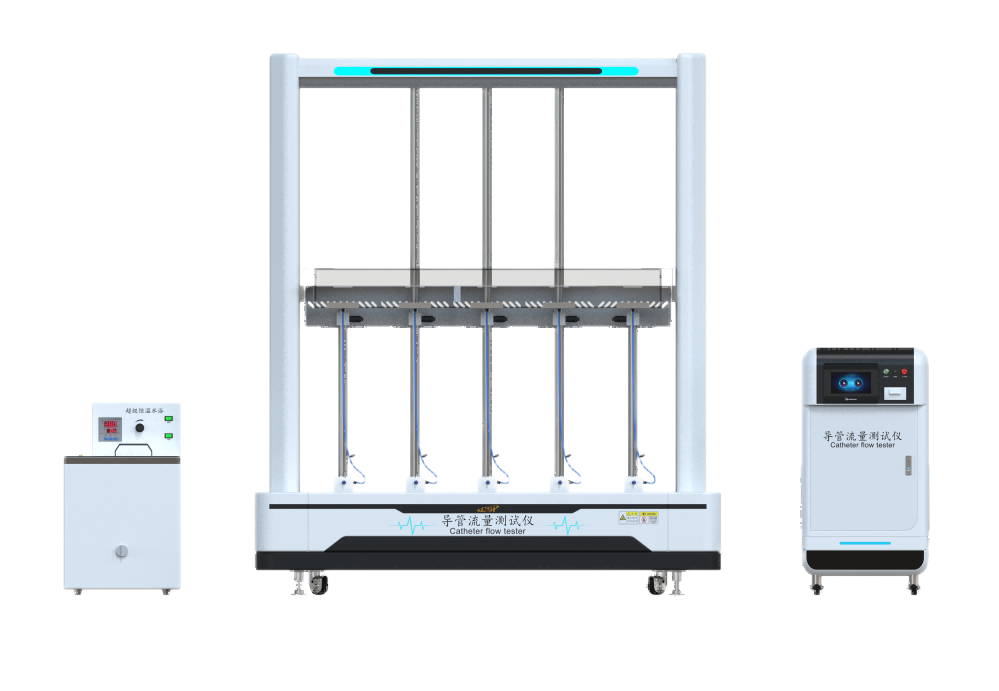 五工位導管流量測試儀(流量計法)